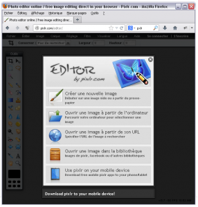 Pixlr editor
