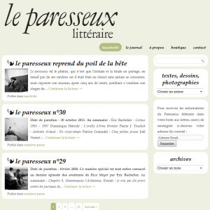 Le Paresseux littéraire